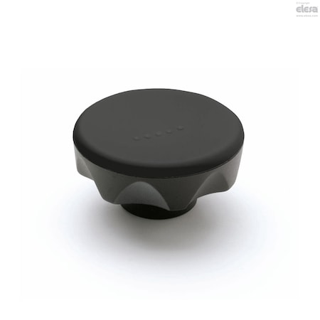 Elesa Knobs with rear lobes, ELK.45 B-1/4-C1 ELK. (inch sizes)